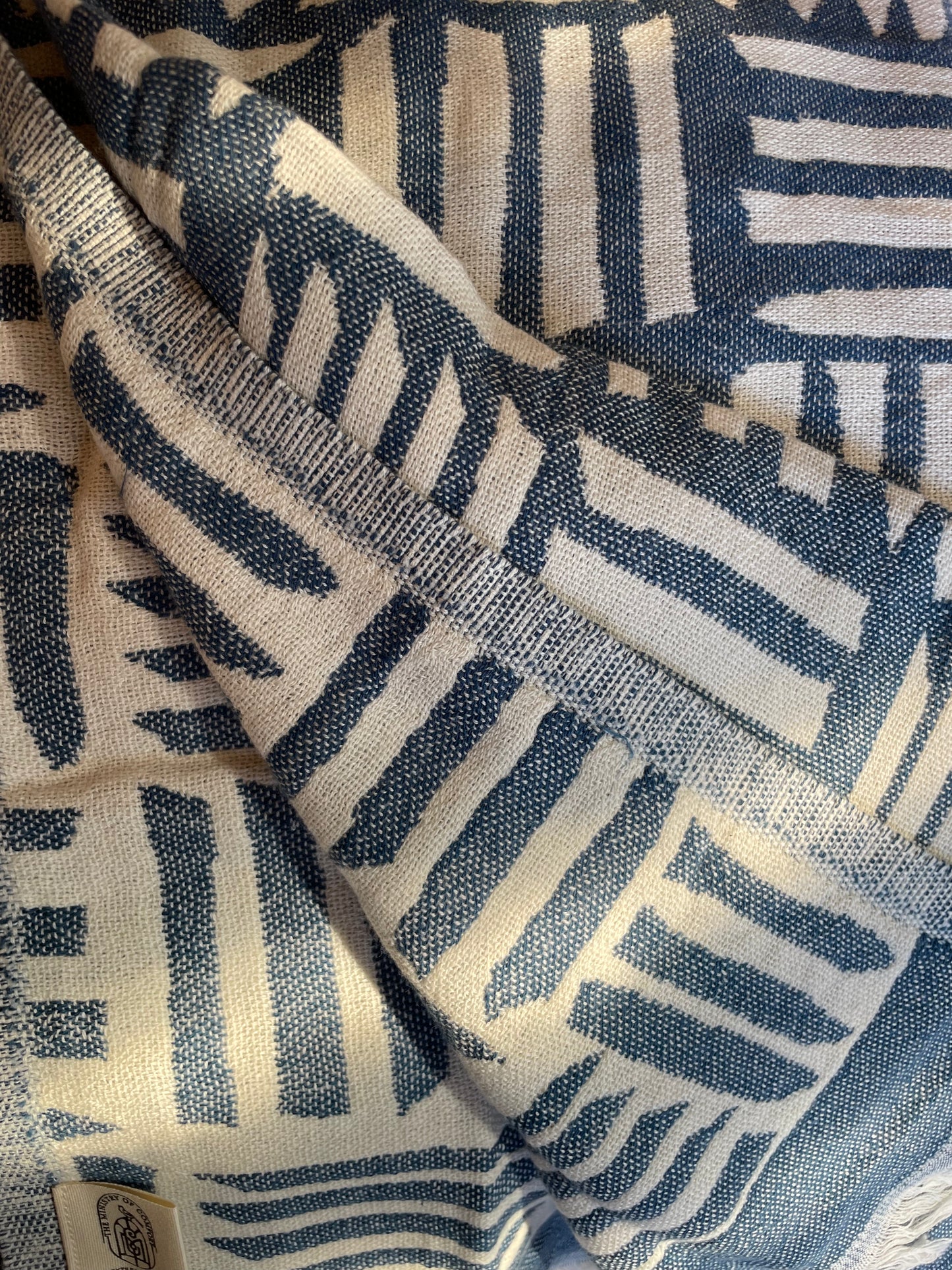 Blue Aztec Blanket