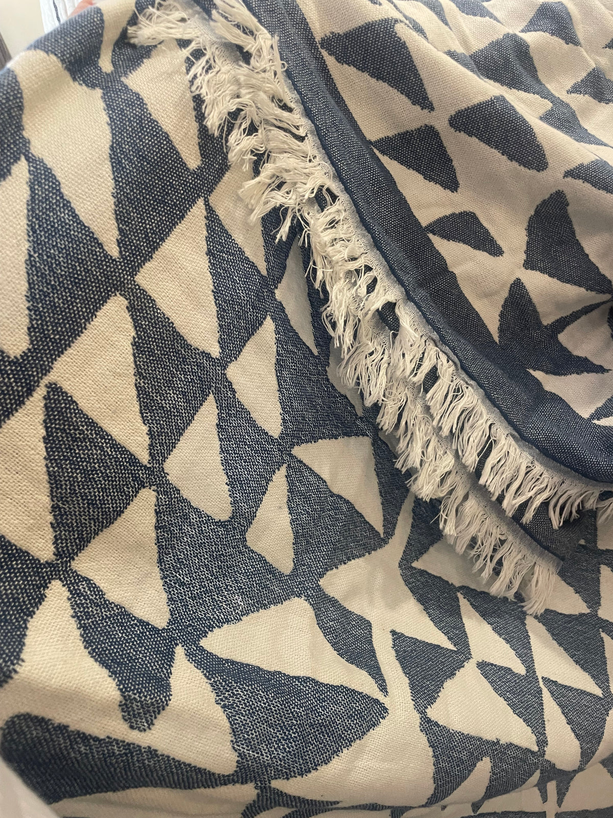 Blue Piramit Blanket