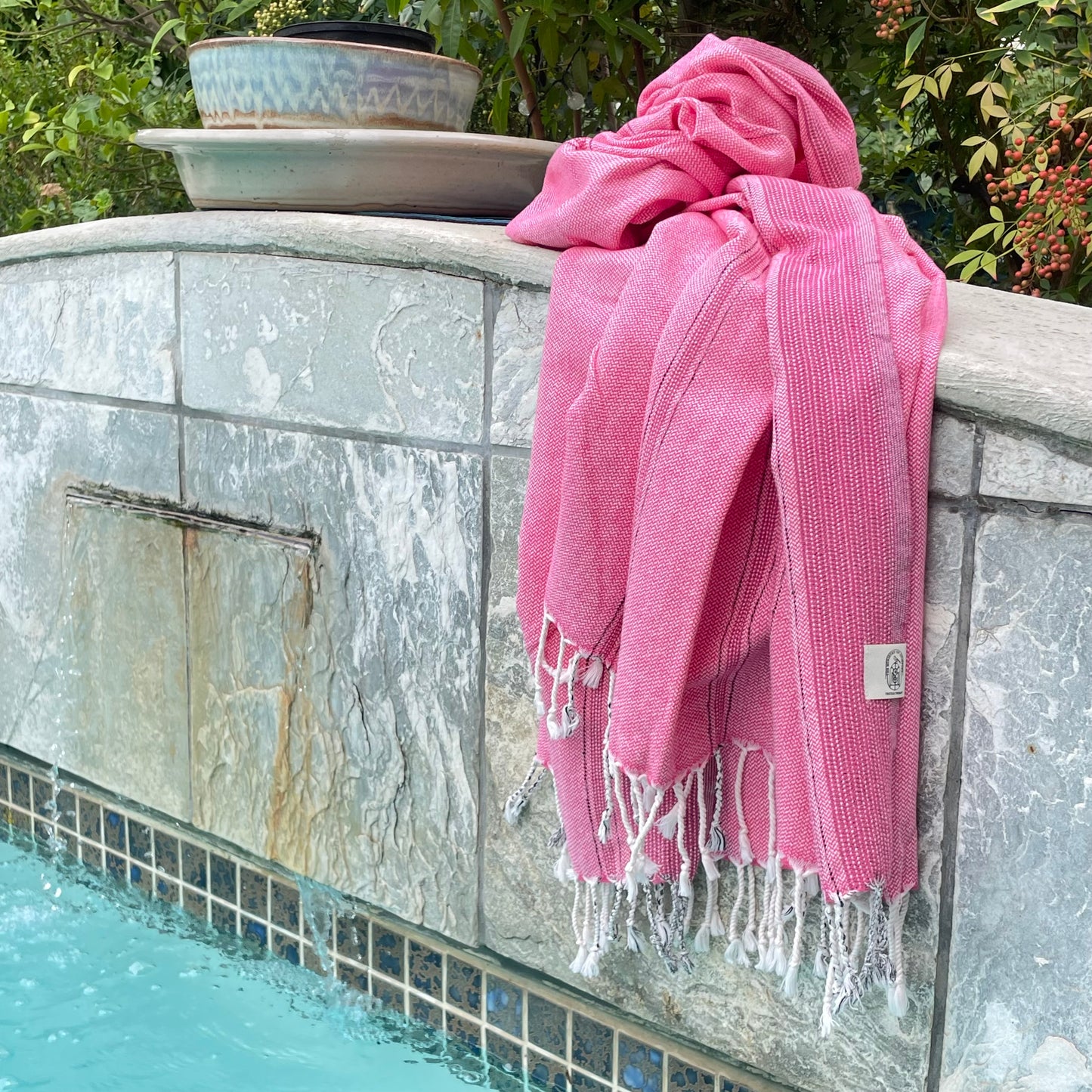 Korsan Pink Turkish Towel