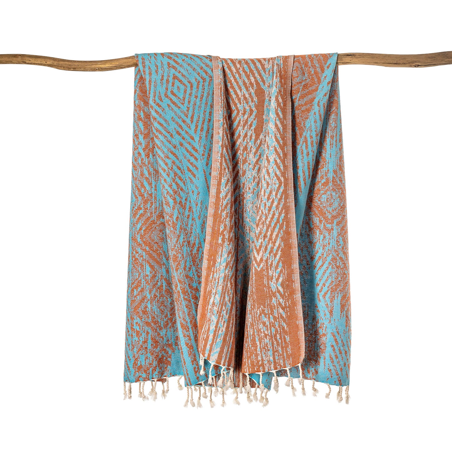 Dilara Terra Aqua Turkish Towel