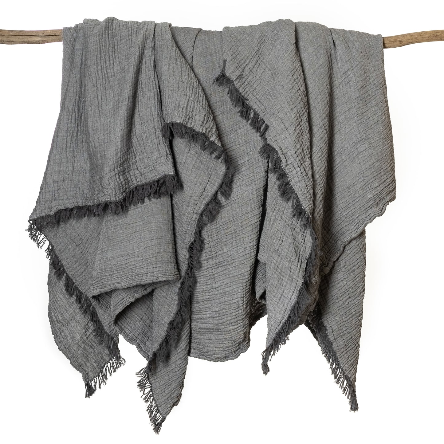 Grey Swaddle Blanket (King)