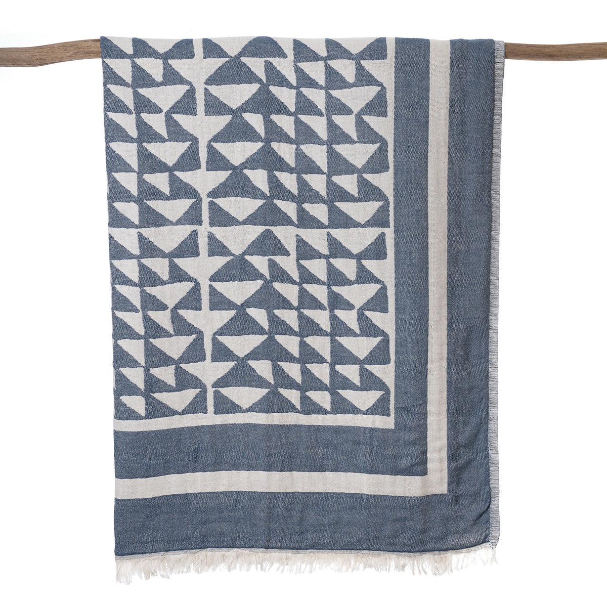 Blue Piramit Throw