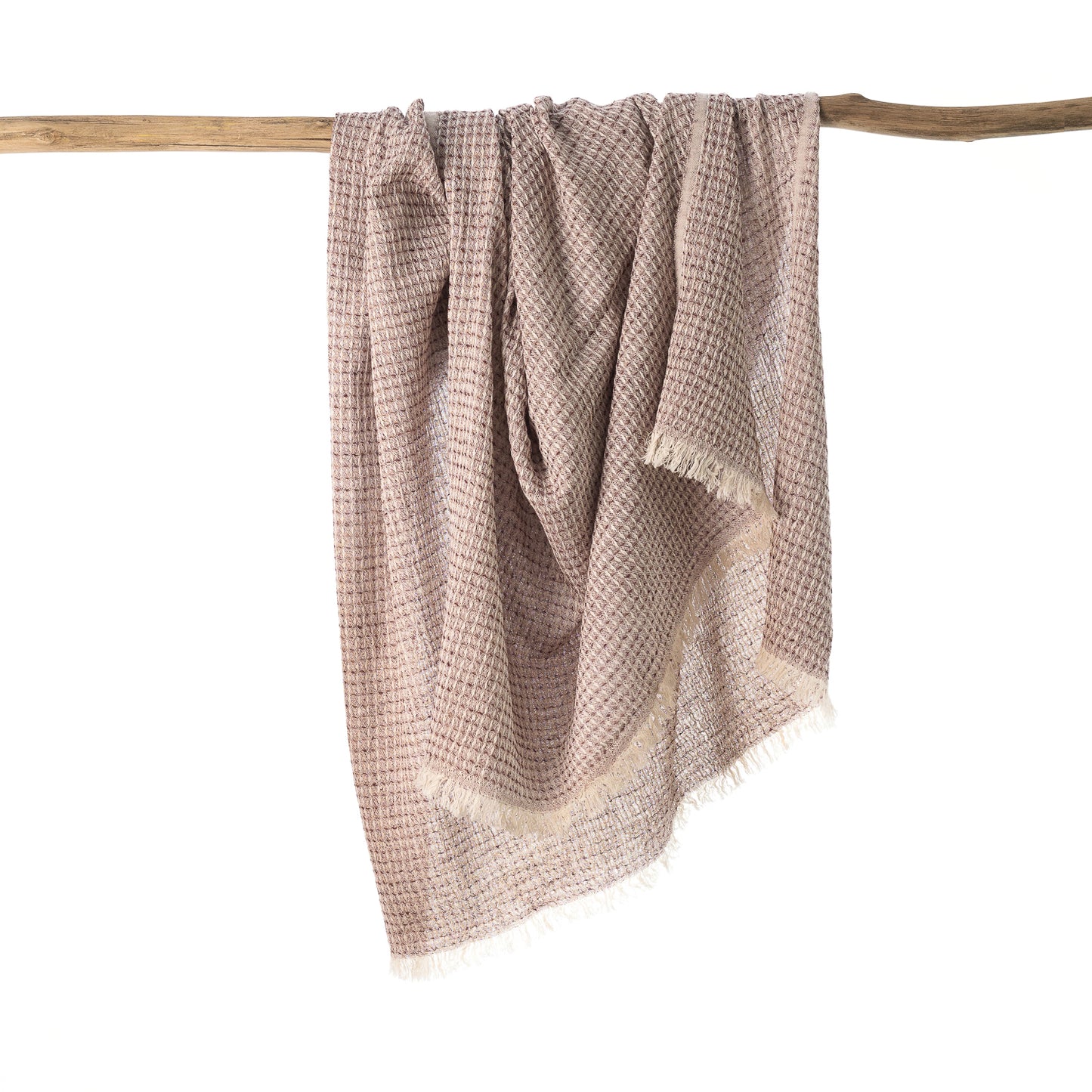 Maya Chocolate Honeycomb Scarf