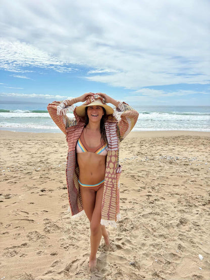 Adel Robe Gold & Red