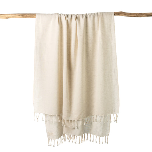 Belma Beige Turkish Towel