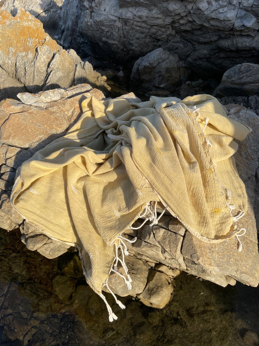 Sunset Chartreuse Scarf