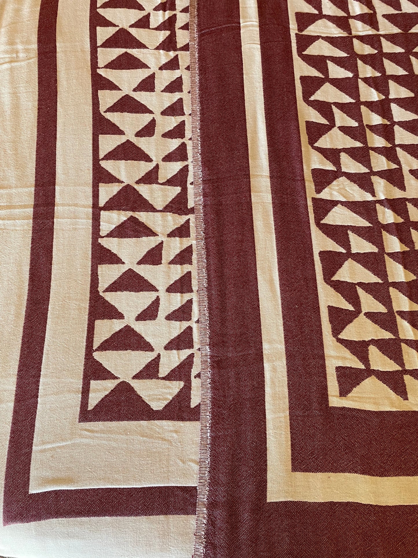 Weft Inconsistency Ruby Piramit Throw