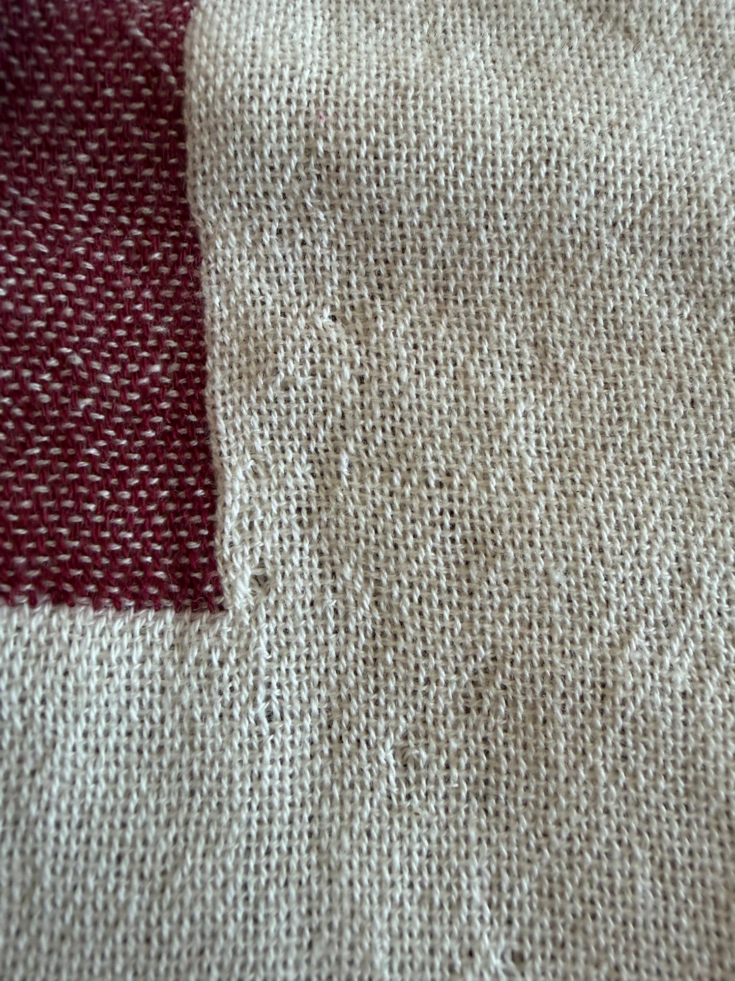 TGTBT Ruby Piramit Throw - Loom Inconsistencies