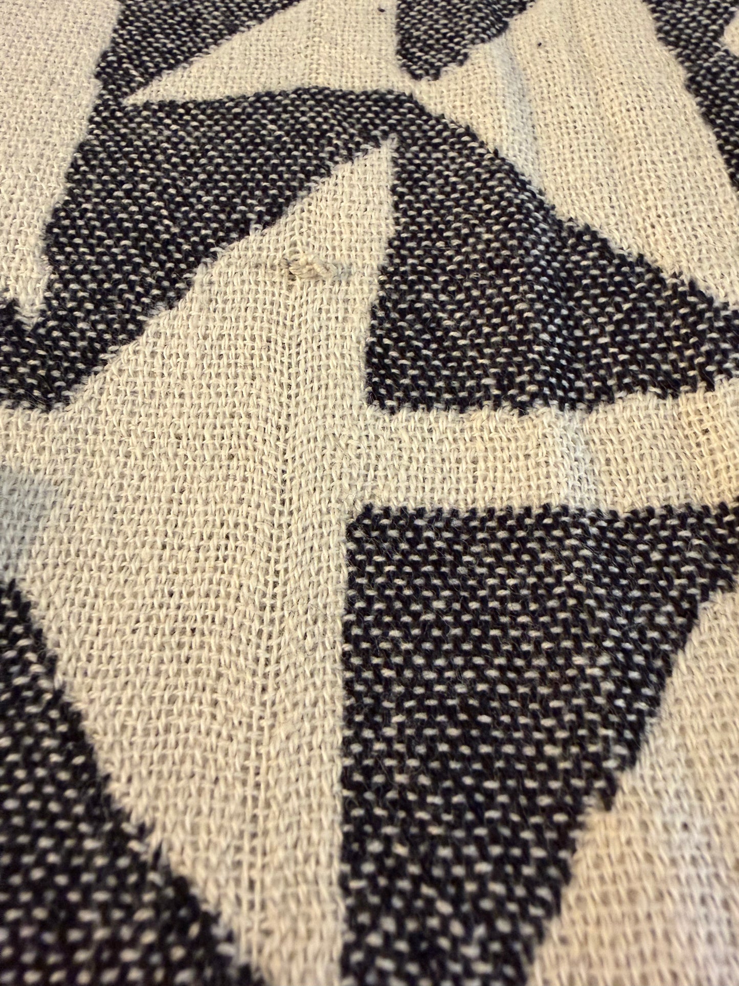 TGTBT Black Piramit Throw - Loom Inconsistency