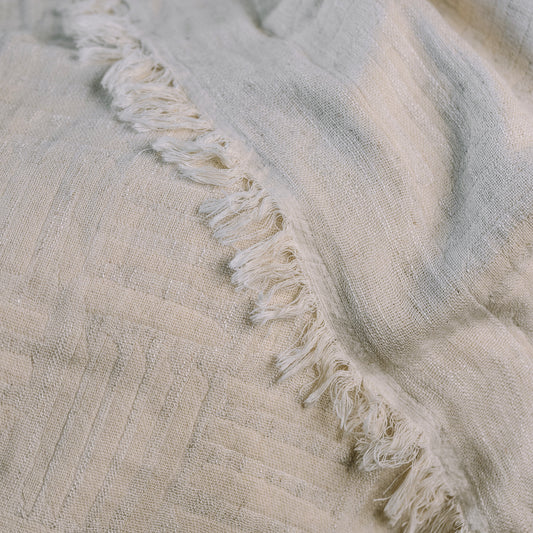 Linen Blend Aztec Blanket