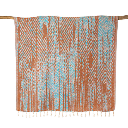 Dilara Terra Aqua Turkish Towel