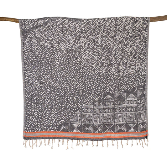 Olympos Black Turkish Towel