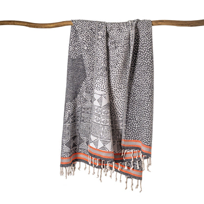 Olympos Black Turkish Towel