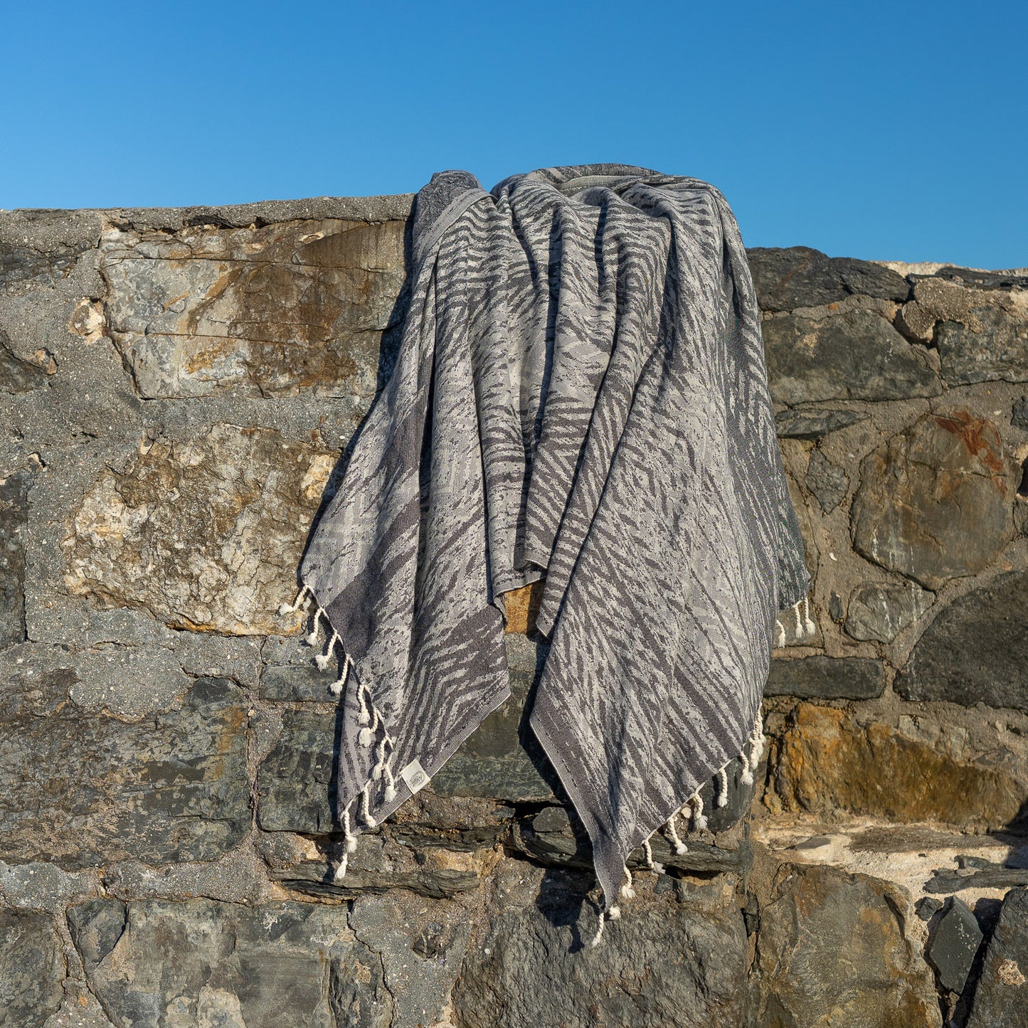 Dilara Black Turkish Towel