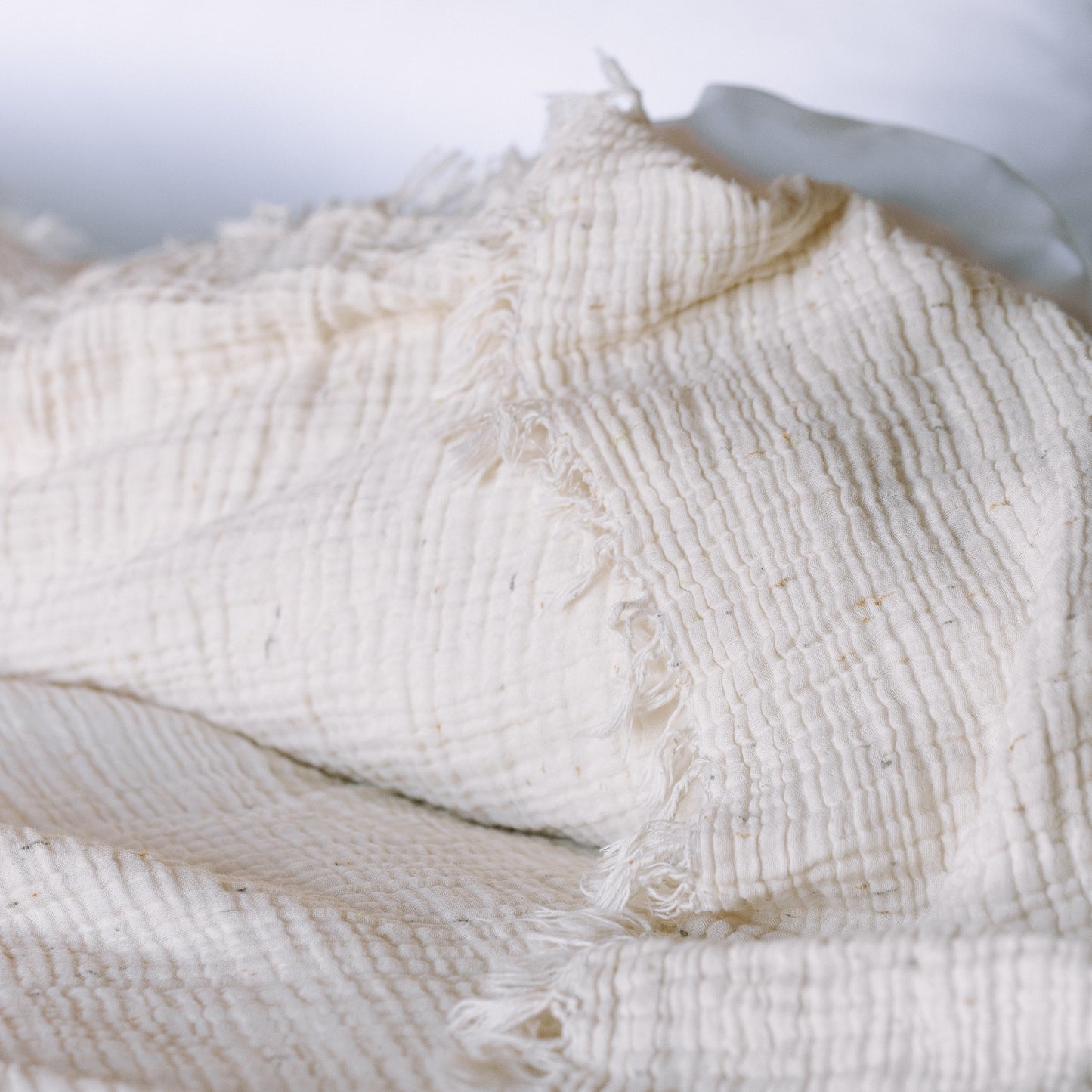 Terra Dappled Muslin Blanket