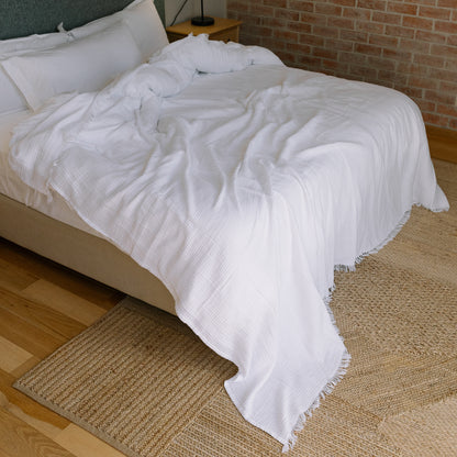 White Muslin Blanket