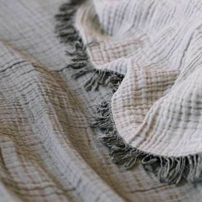 Grey Muslin Blanket