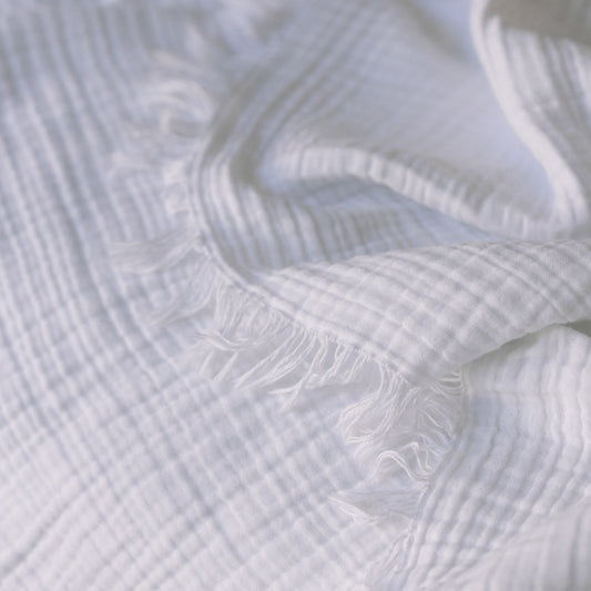 White Swaddle Blanket (large)