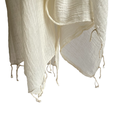 Asya Cream Scarf