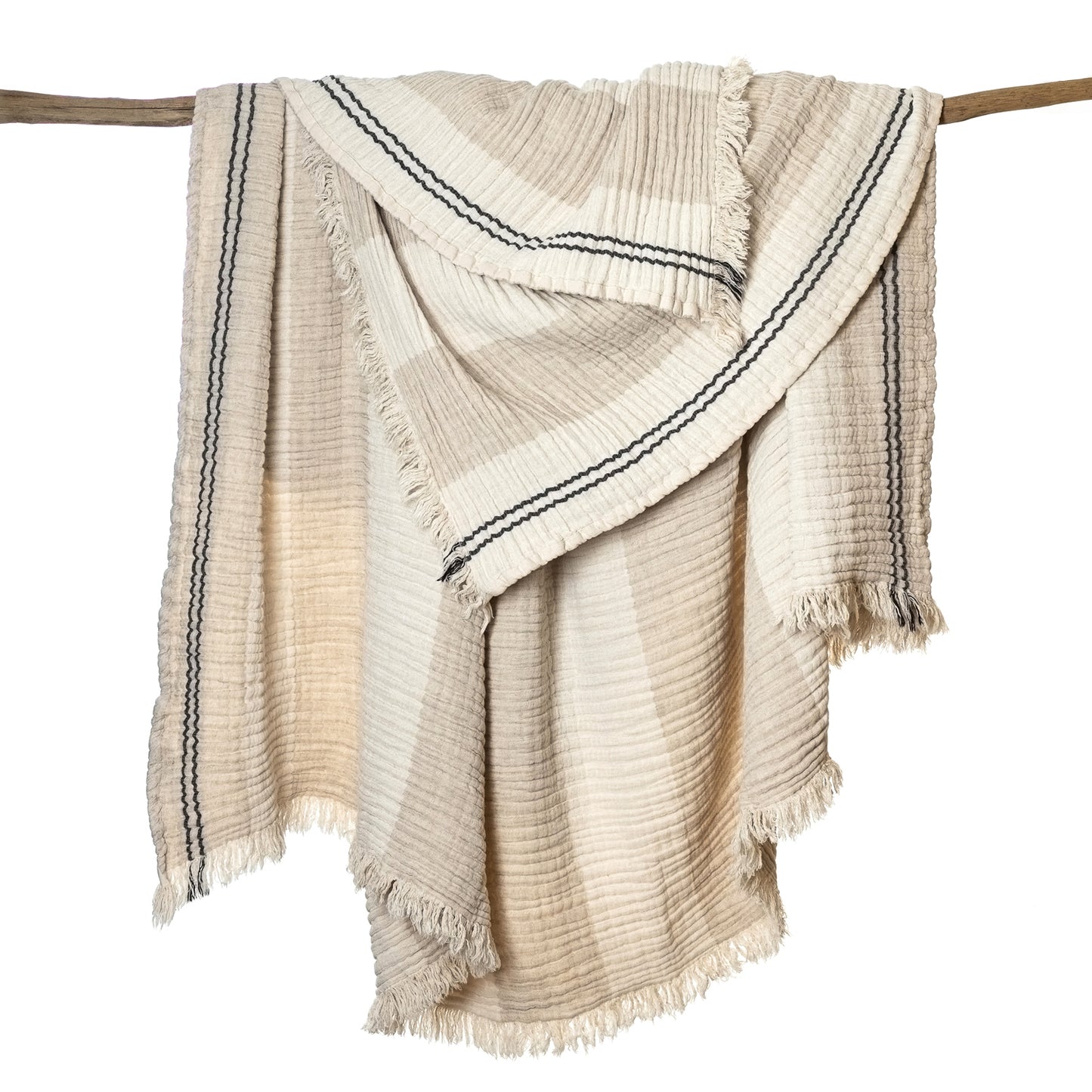 Sofya Linen Blend Muslin Throw (King)