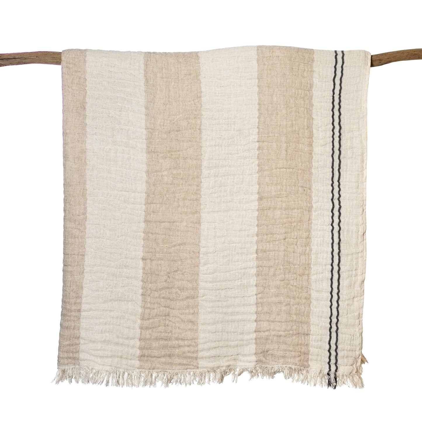 Sofya Linen Blend Muslin Throw (King)
