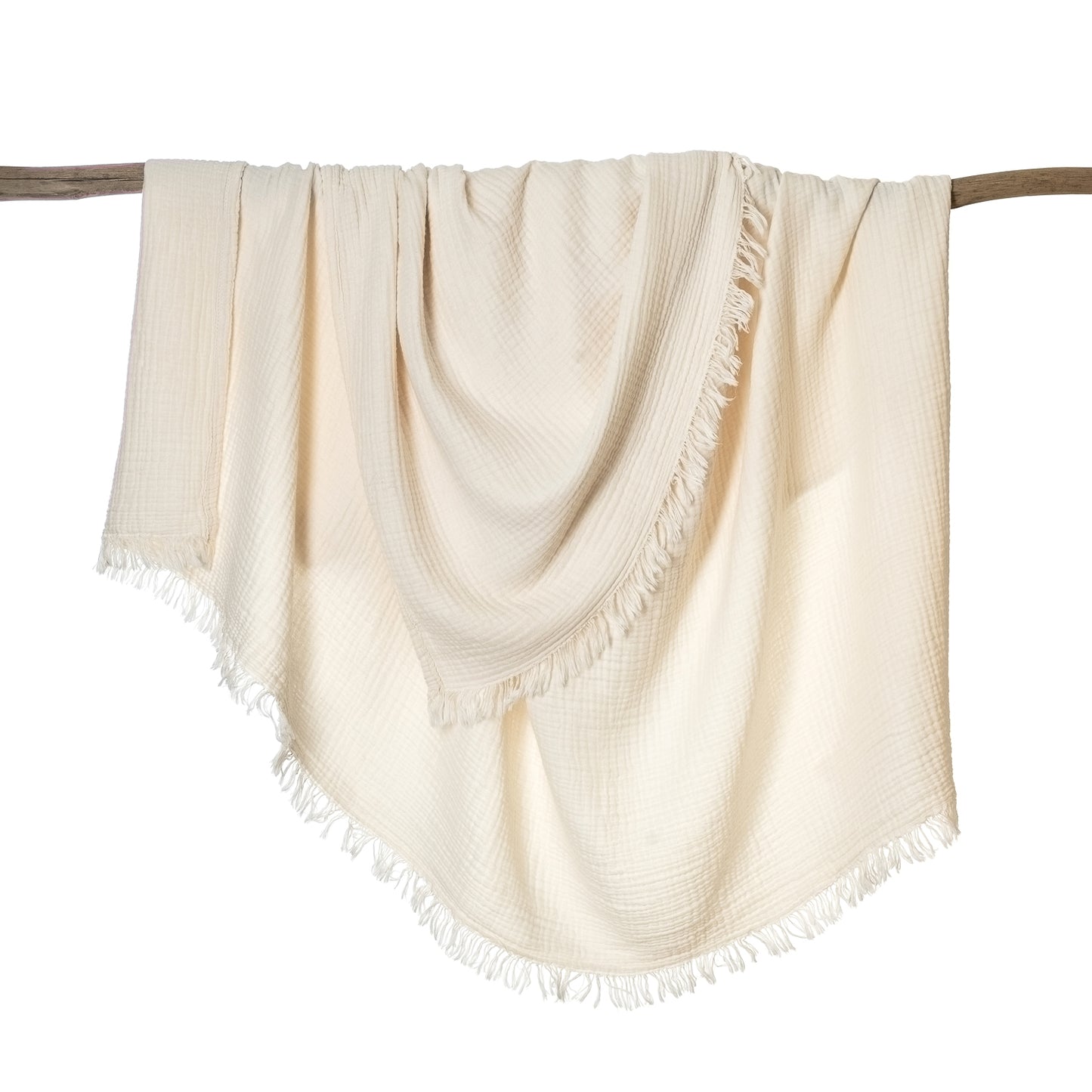 Cream Swaddle Blanket (Single)