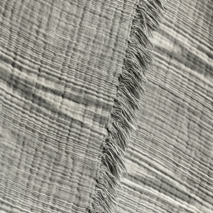 Patterned Grey Swaddle Blanket (Single)