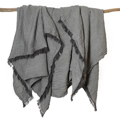 Grey Swaddle Blanket (King)