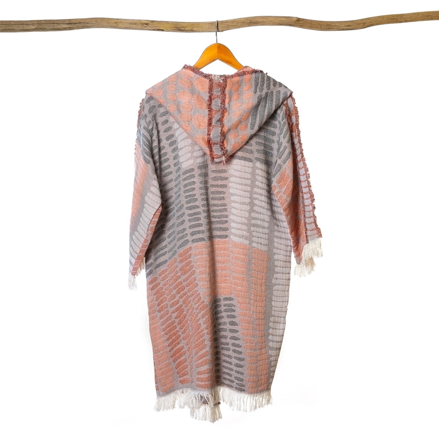 Adel Robe Grey & Pink