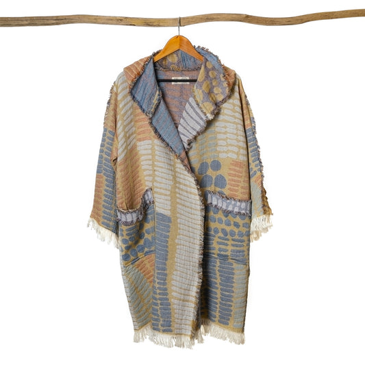 Adel Robe Gold & Blue