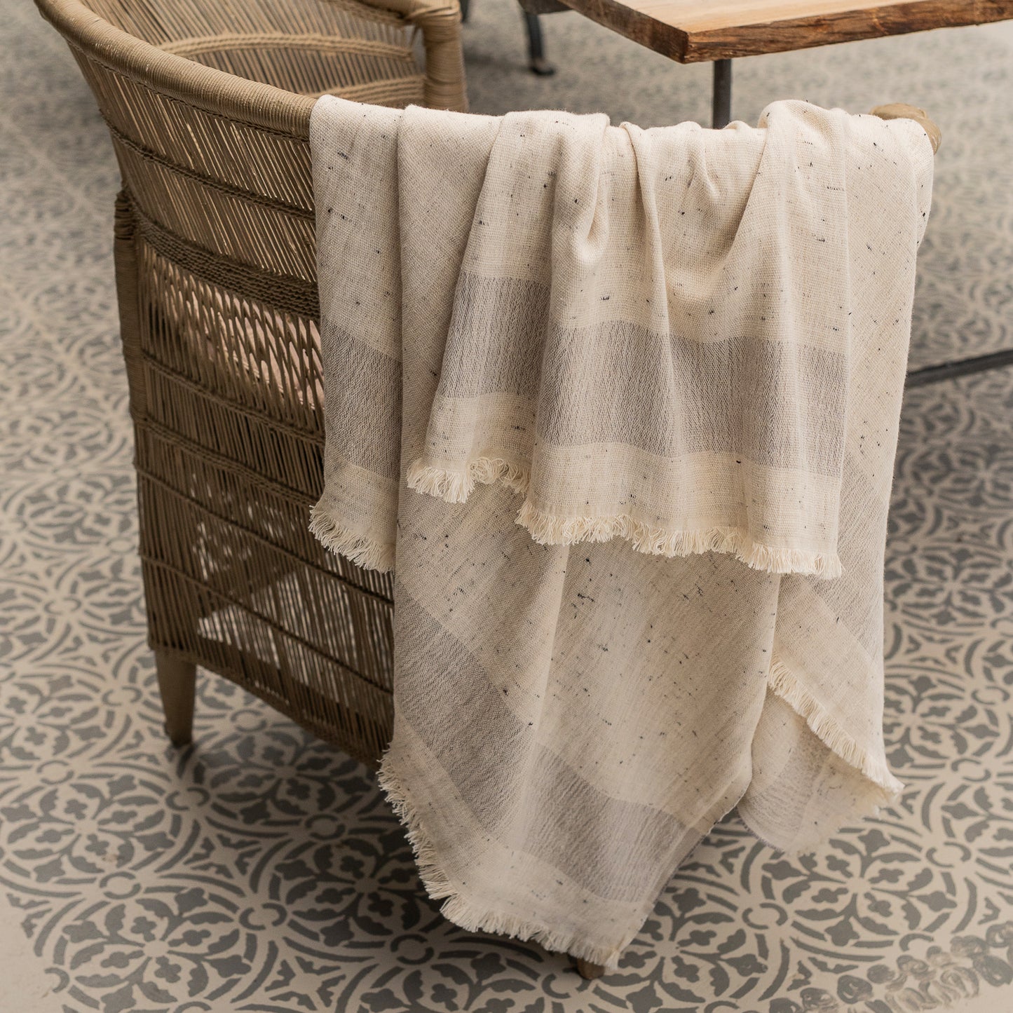 Roma Grey Bath Towel