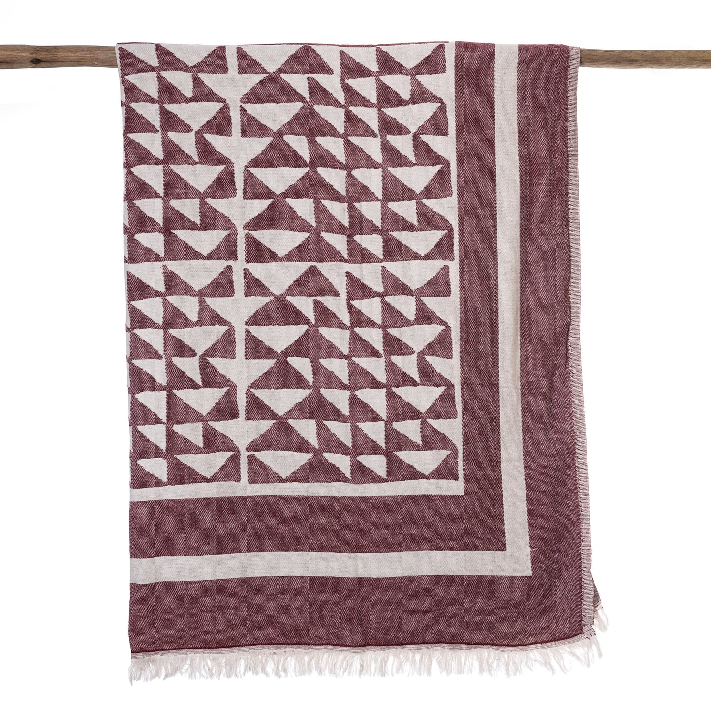 Weft Inconsistency Ruby Piramit Throw