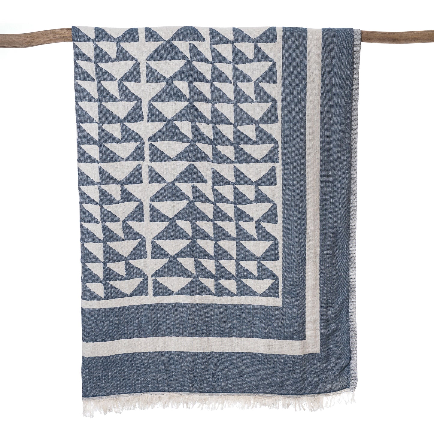 Blue Piramit Throw