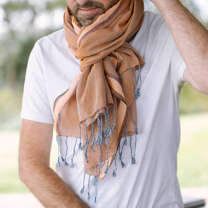 Zeus Copper Scarf