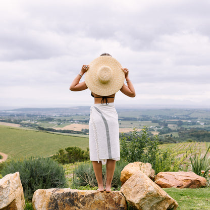 Terra White Turkish Towel