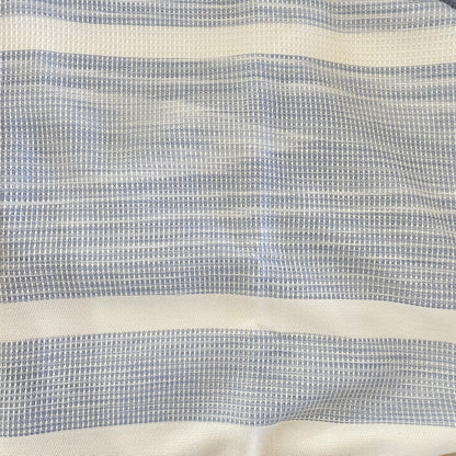 Blue Striped Lattice Blanket