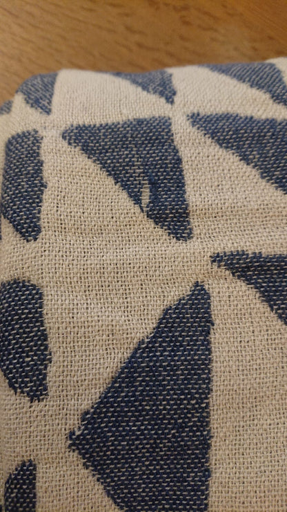 TGTBT Blue Piramit Throw - Small Gap In Weave