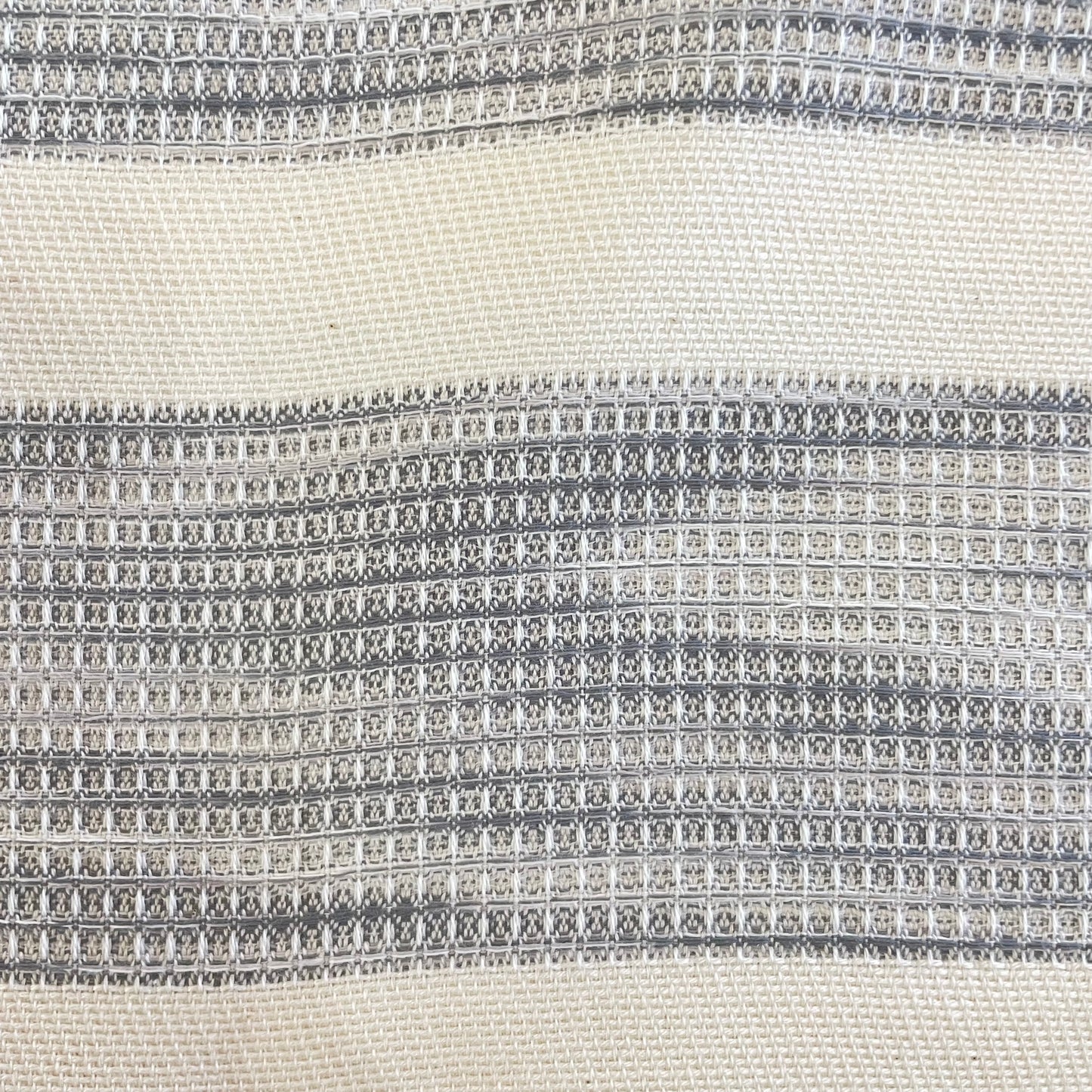 Grey Striped Lattice Blanket