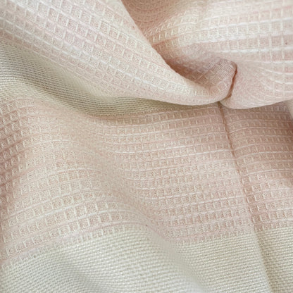 Pink Striped Lattice Blanket