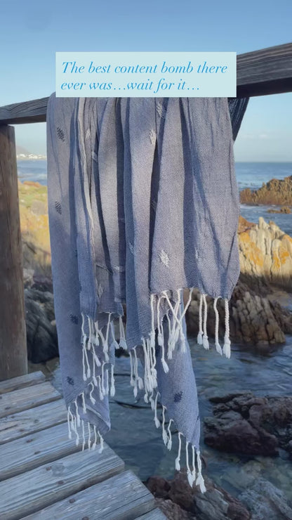 Sunset Blue Scarf